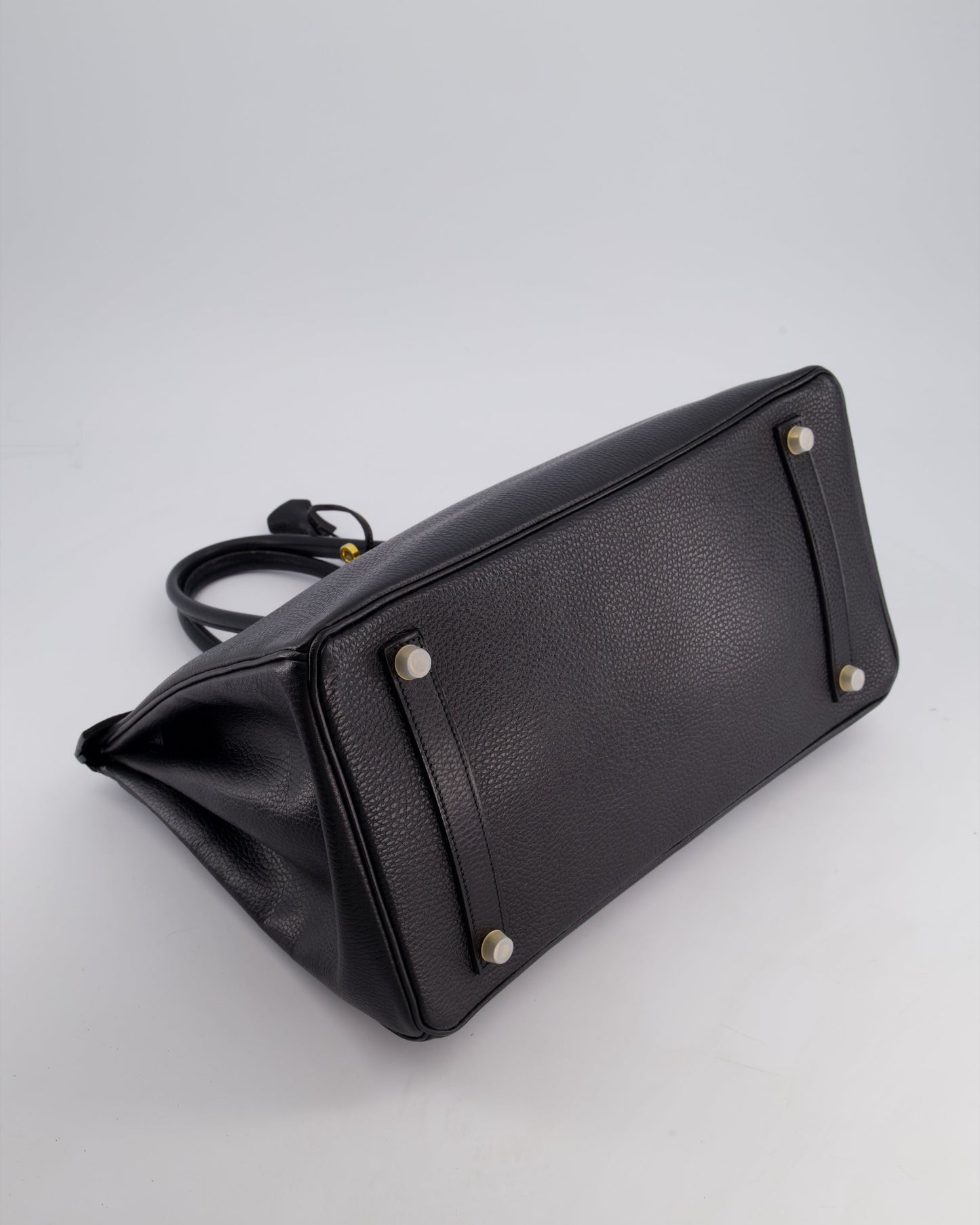 Hermès Birkin 35cm Retourne in Black Ardennes Leather with Gold Hardware