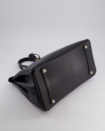 Hermès Birkin 35cm Retourne in Black Ardennes Leather with Gold Hardware