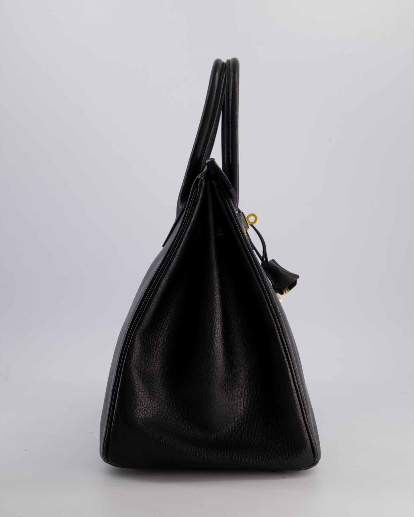 Hermès Birkin 35cm Retourne in Black Ardennes Leather with Gold Hardware