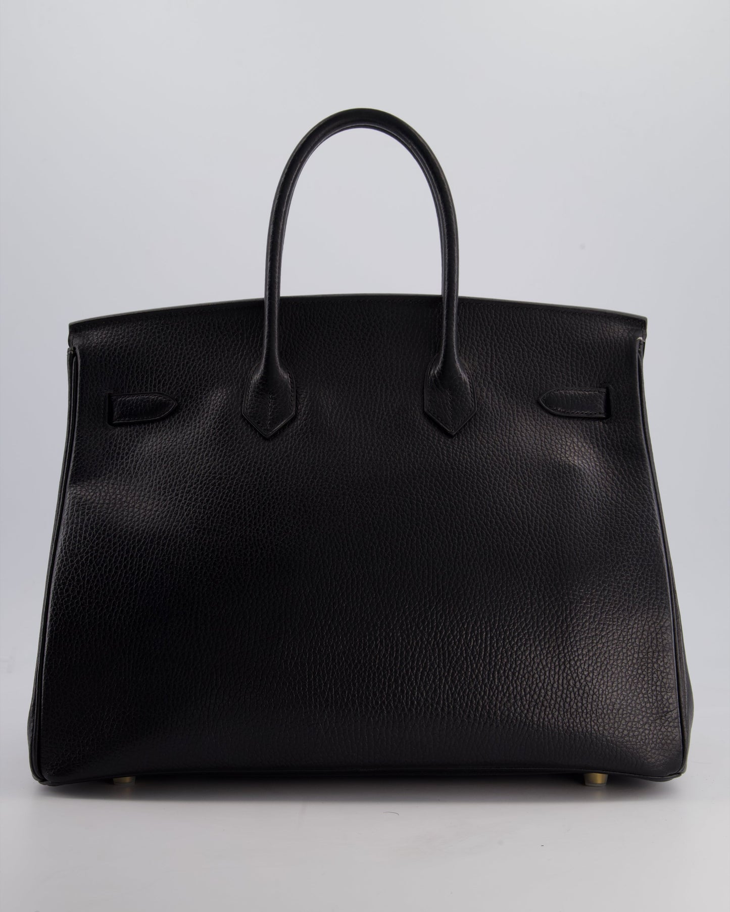 Hermès Birkin 35cm Retourne in Black Ardennes Leather with Gold Hardware