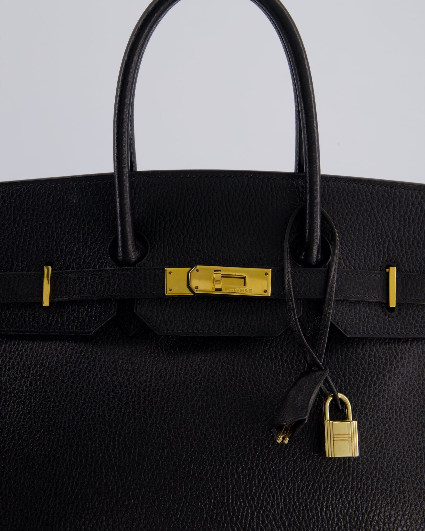 Hermès Birkin 35cm Retourne in Black Ardennes Leather with Gold Hardware