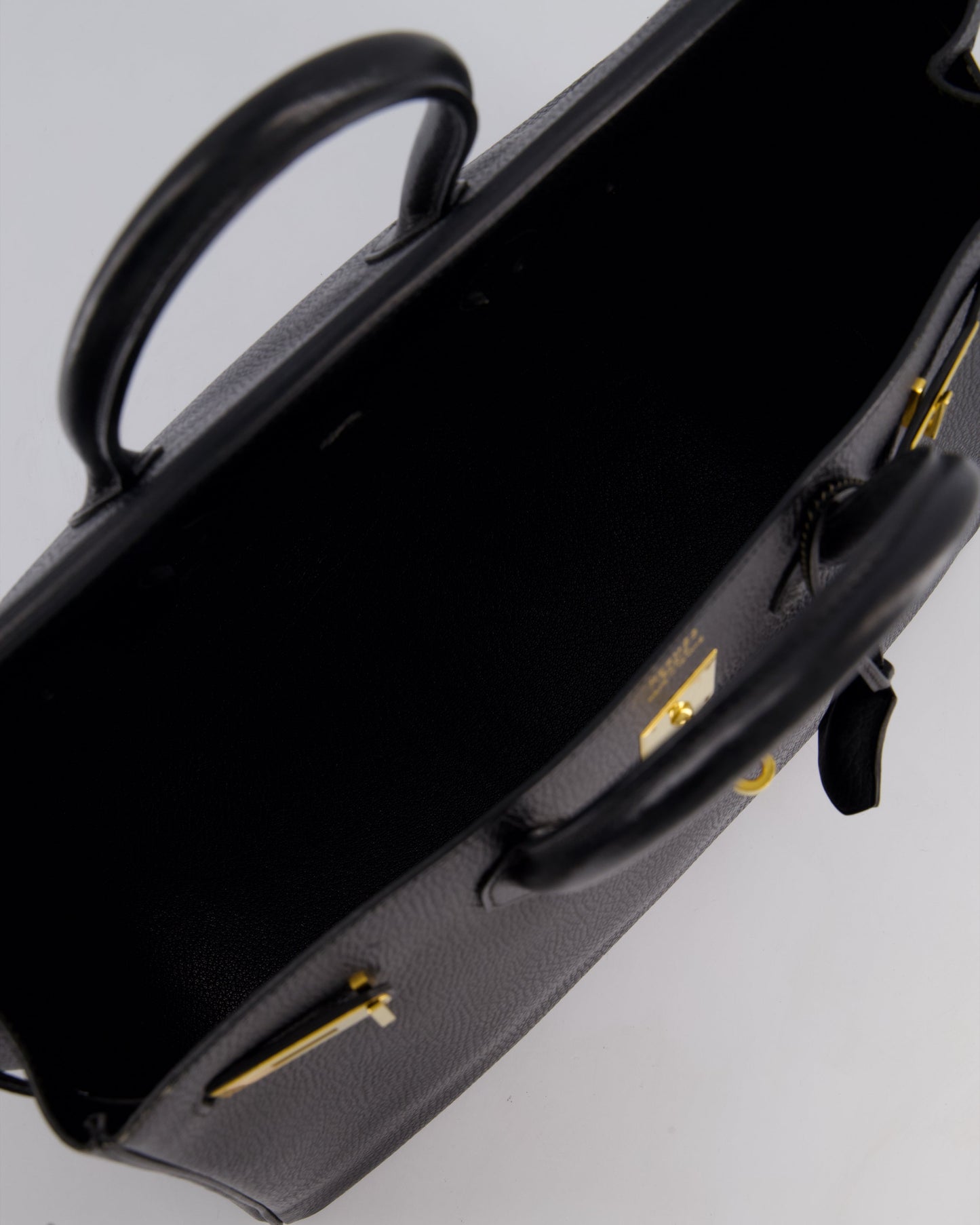 Hermès Birkin 35cm Retourne in Black Ardennes Leather with Gold Hardware