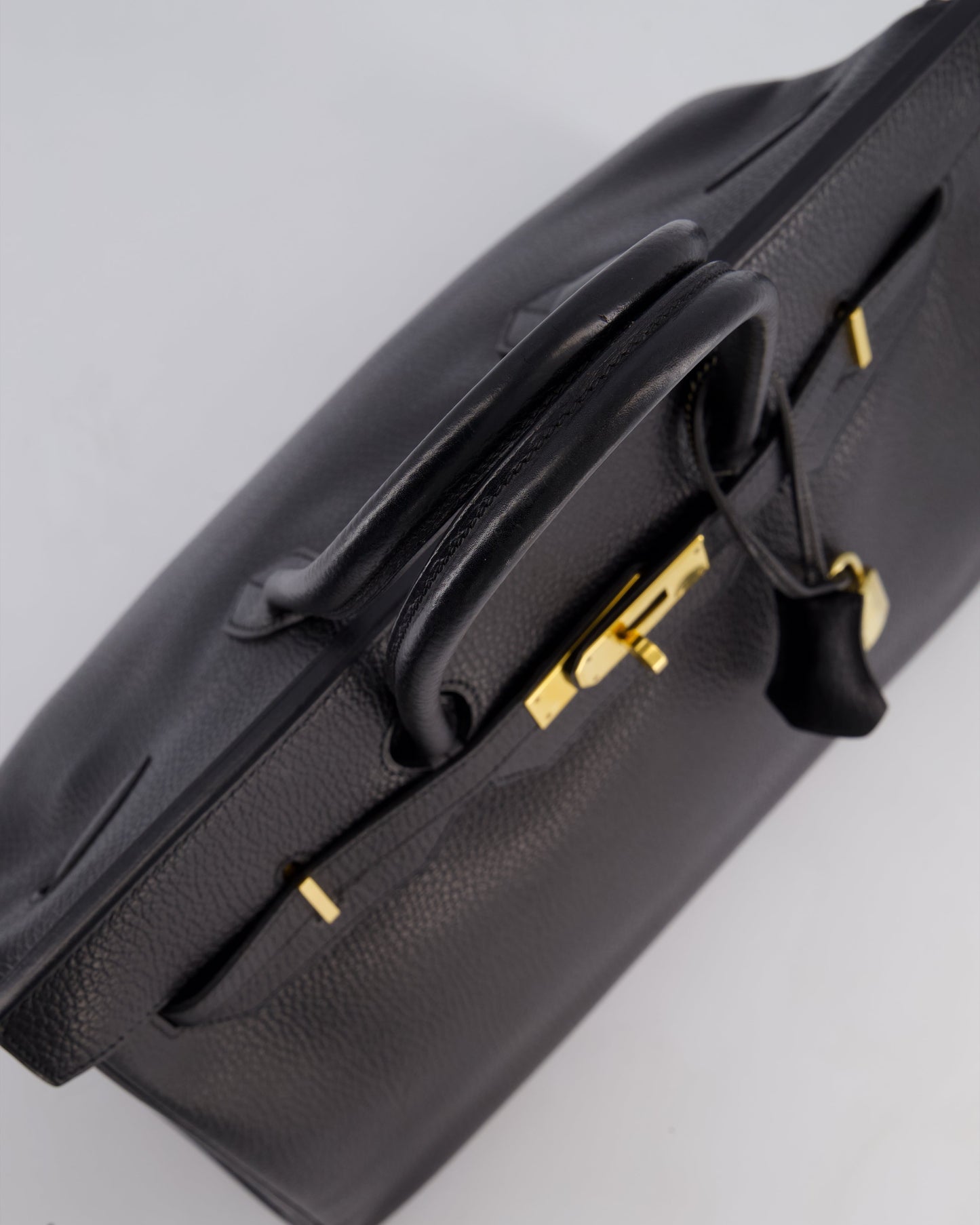 Hermès Birkin 35cm Retourne in Black Ardennes Leather with Gold Hardware