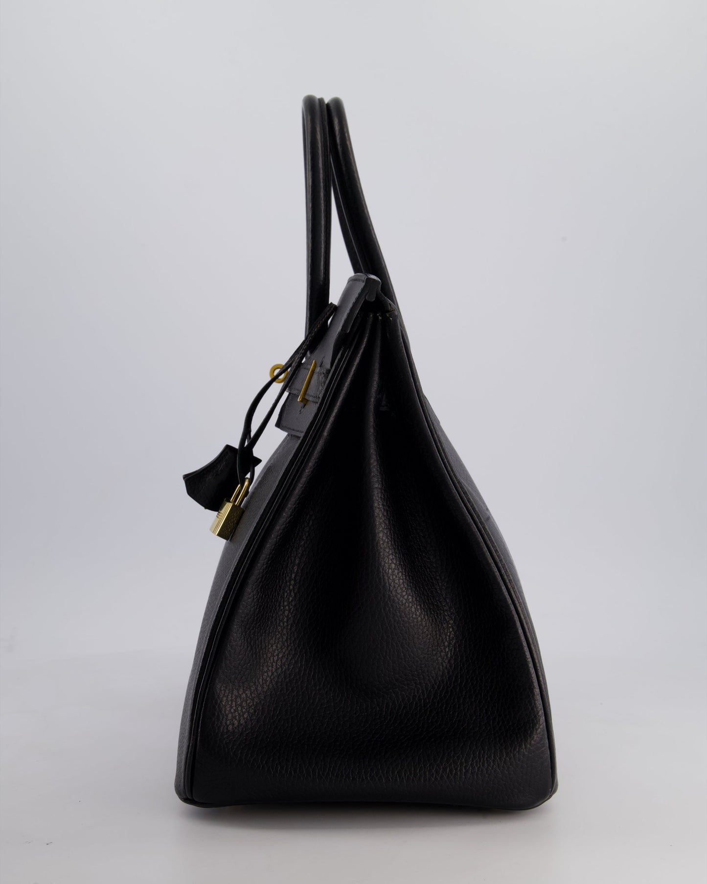 Hermès Birkin 35cm Retourne in Black Ardennes Leather with Gold Hardware