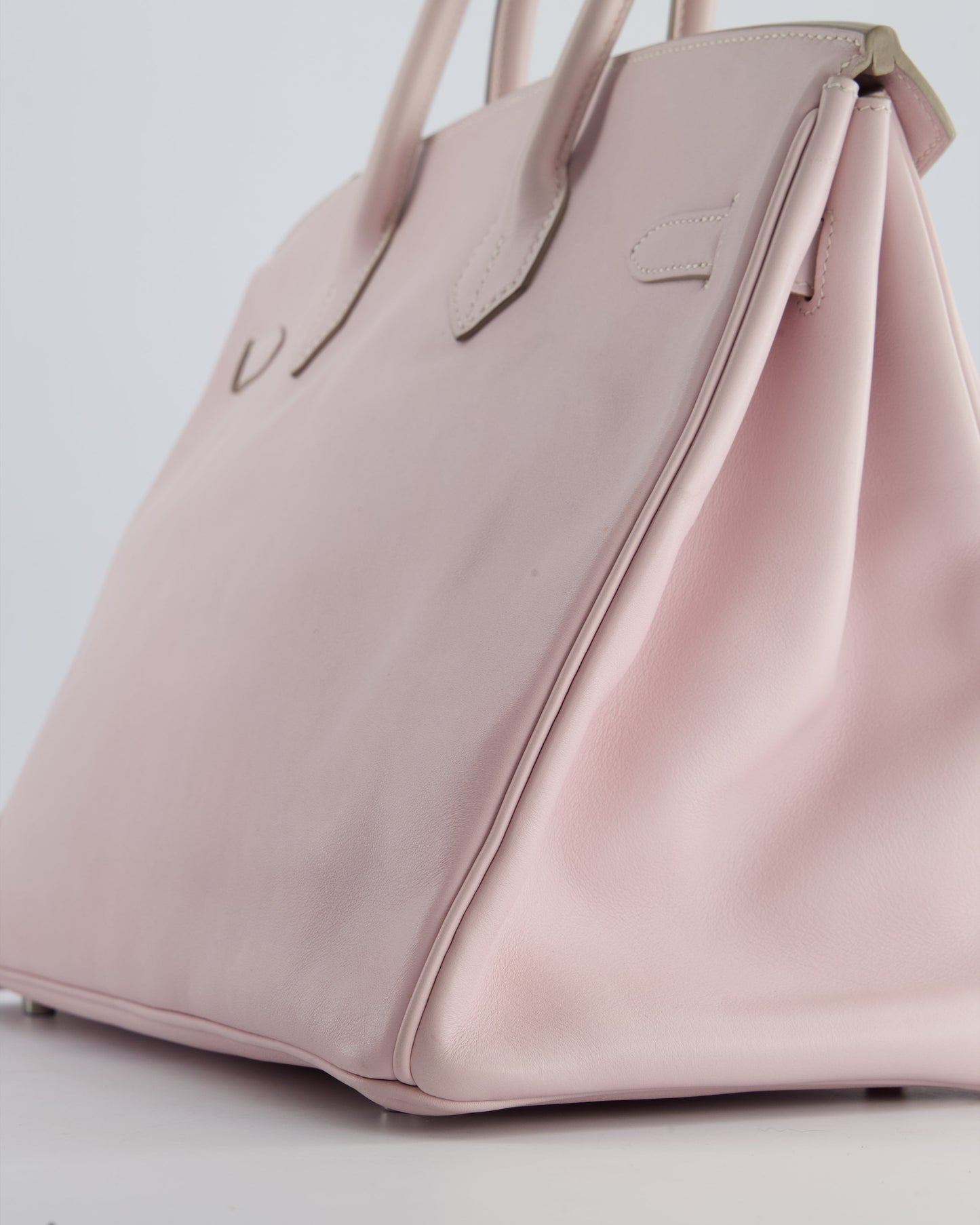 Hermès Birkin Bag 35cm in Rose Dragee Swift Leather with Palladium Hardware