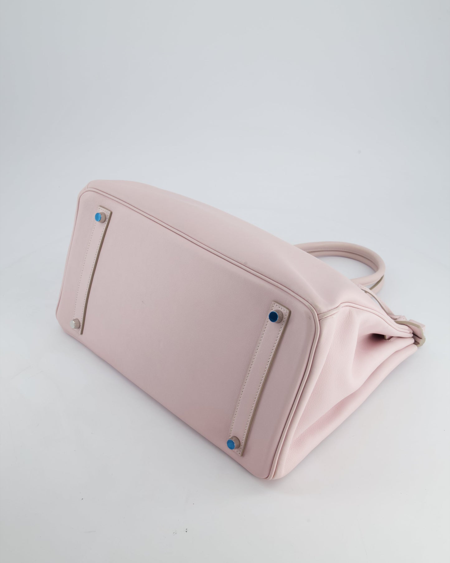 Hermès Birkin Bag 35cm in Rose Dragee Swift Leather with Palladium Hardware