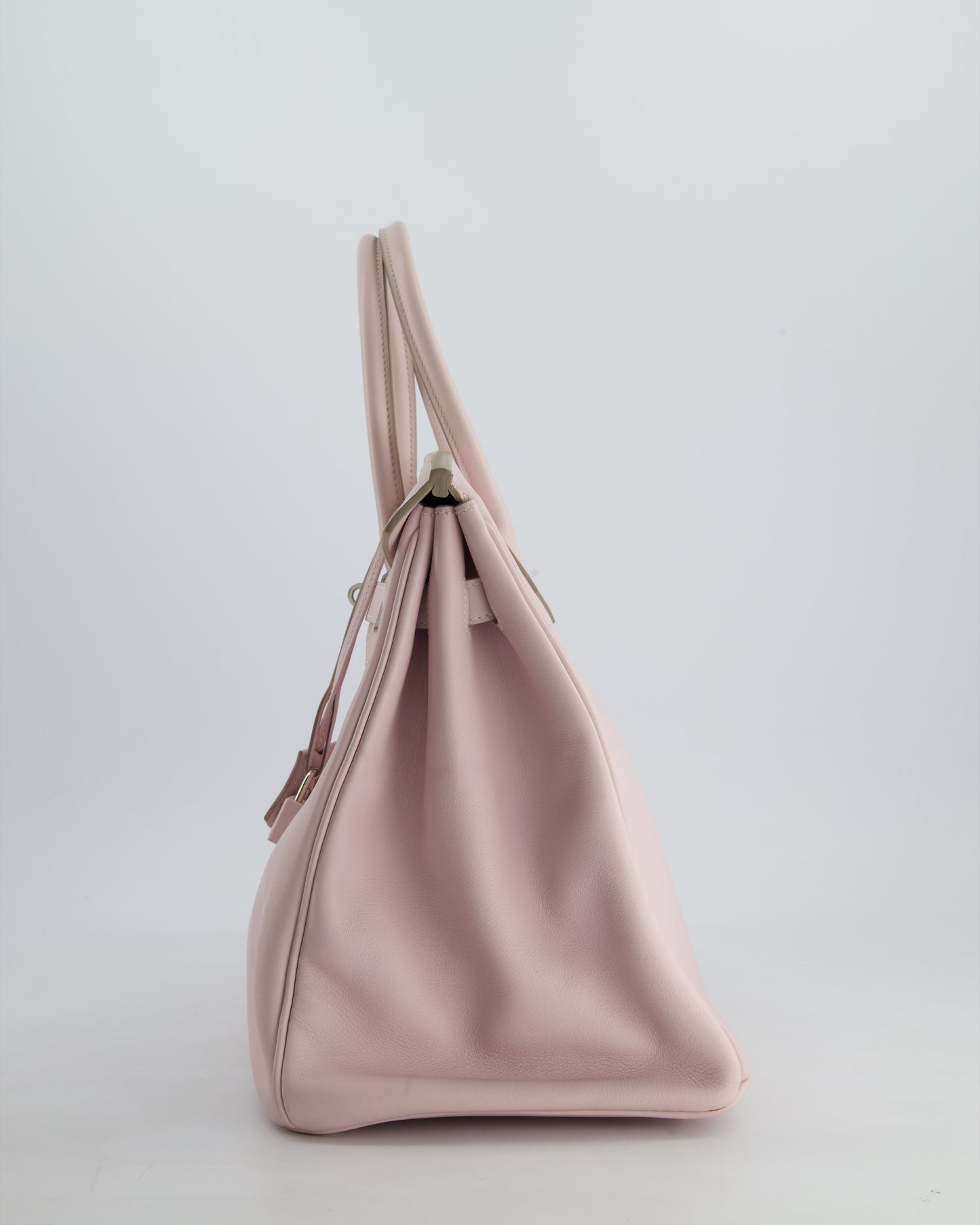 Hermès Birkin Bag 35cm in Rose Dragee Swift Leather with Palladium Hardware