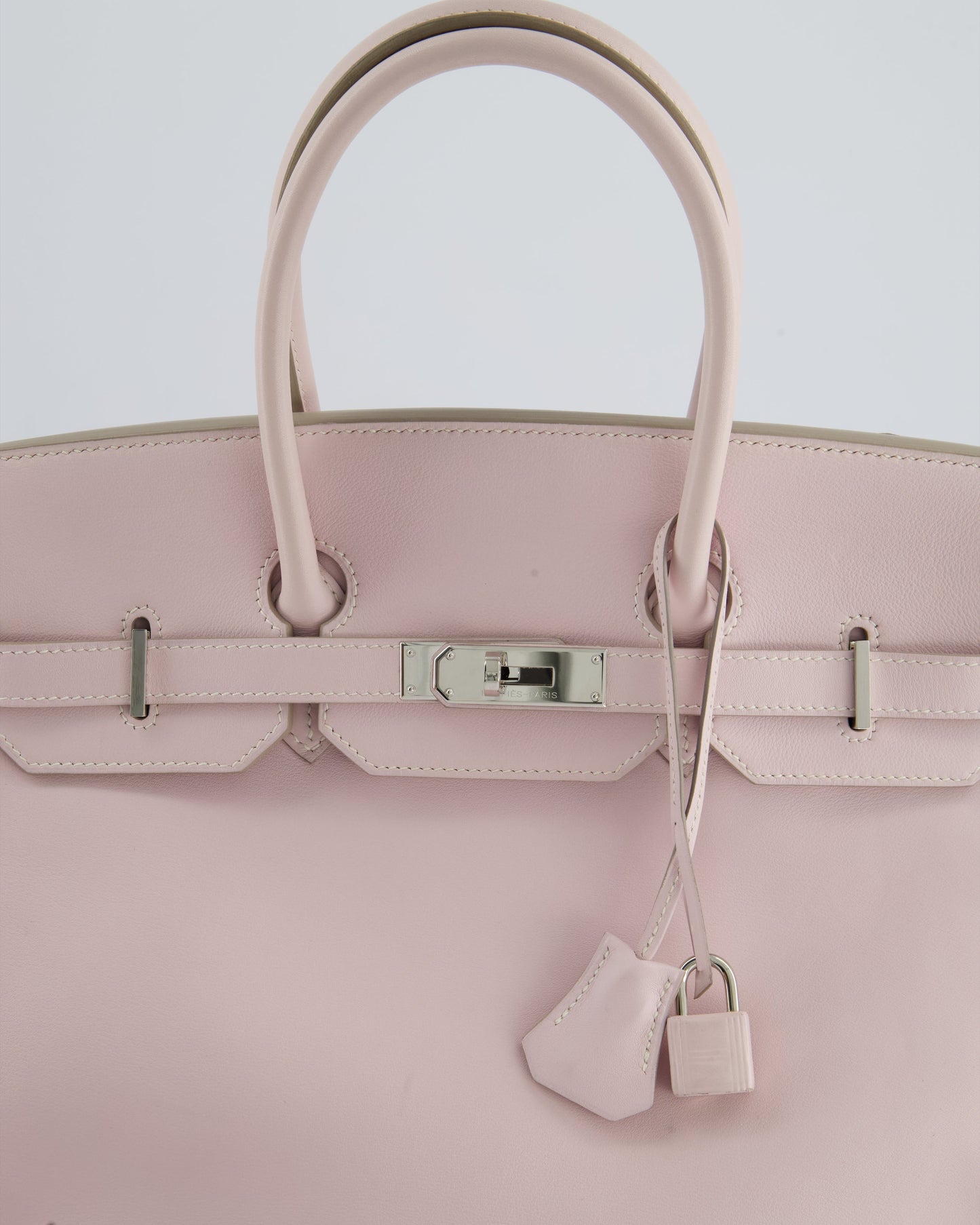 Hermès Birkin Bag 35cm in Rose Dragee Swift Leather with Palladium Hardware