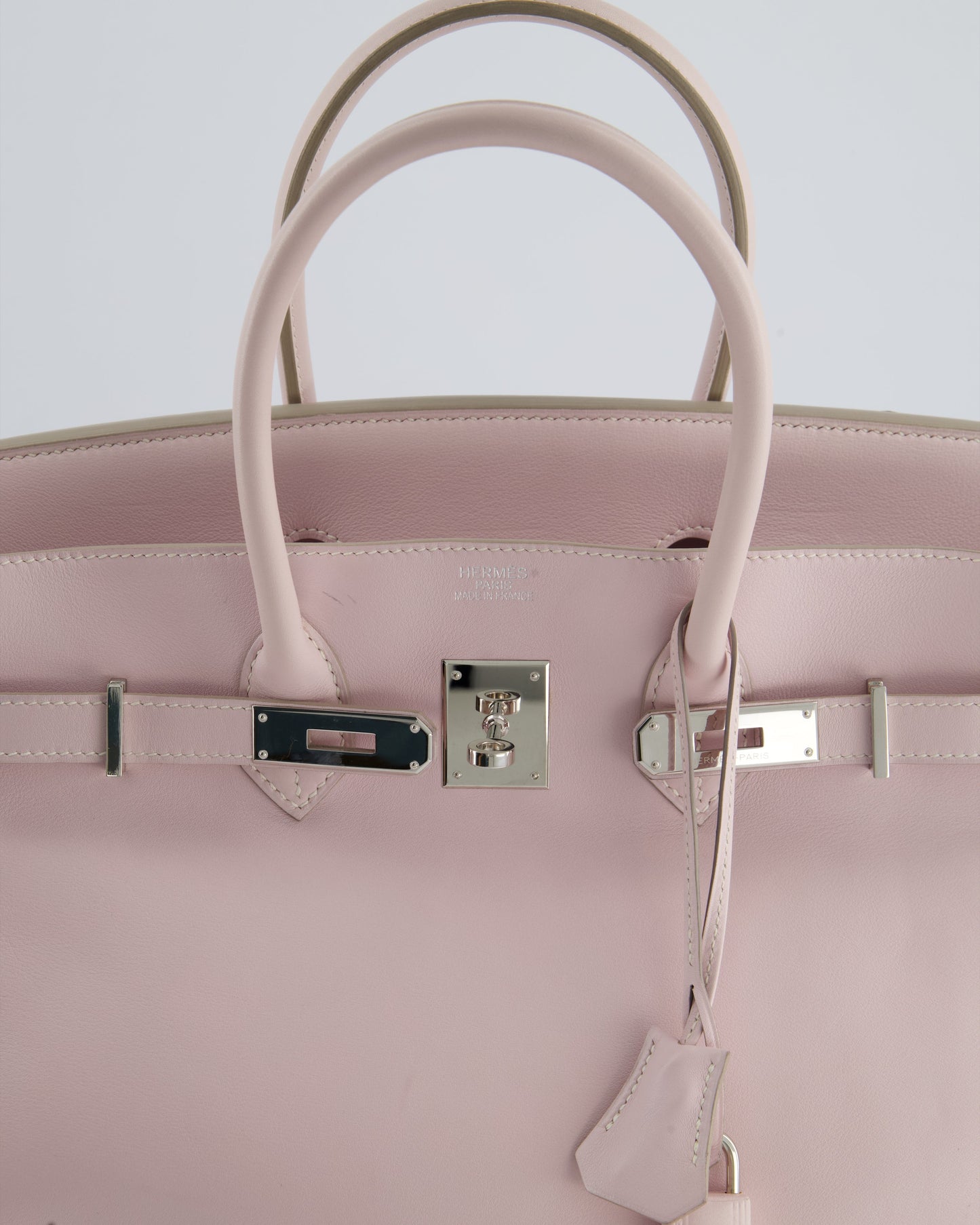 Hermès Birkin Bag 35cm in Rose Dragee Swift Leather with Palladium Hardware