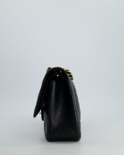 *FIRE PRICE* Chanel Black Jumbo Caviar Classic Double Flap Bag with Gold Hardware