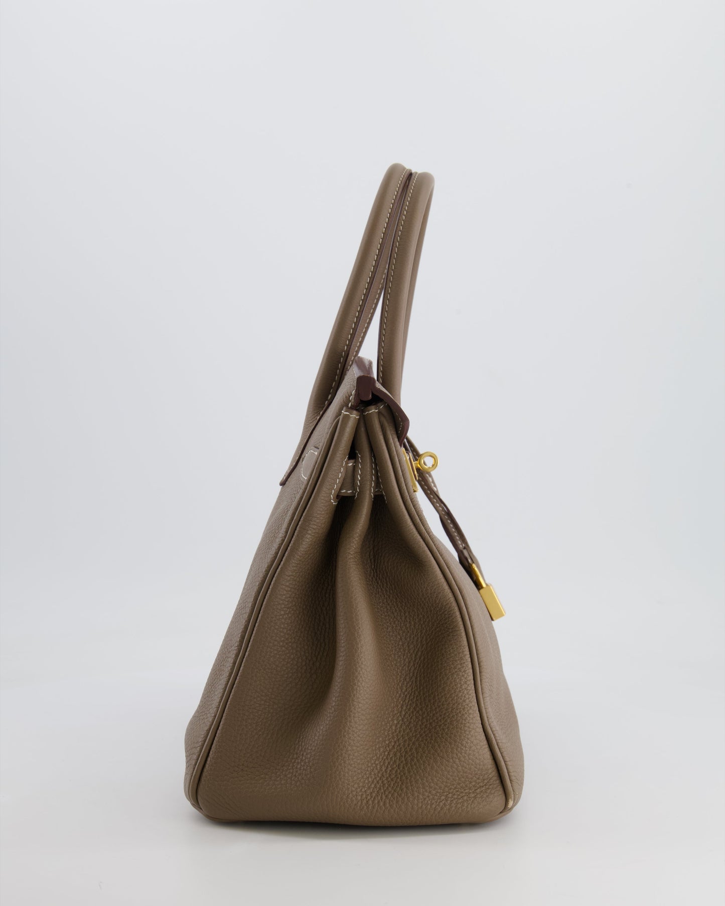 Hermès Birkin 30cm Retourne in Etoupe Togo Leather with Gold Hardware