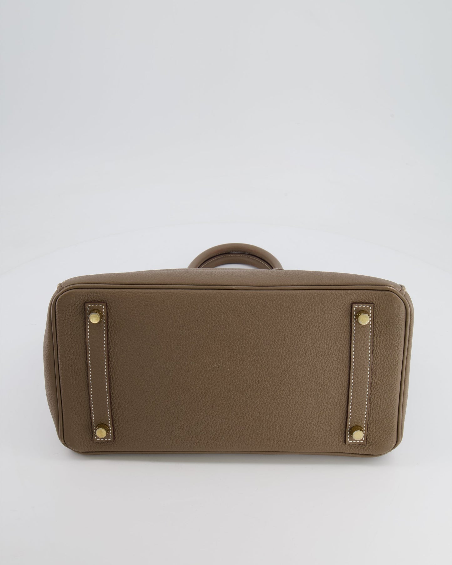 Hermès Birkin 30cm Retourne in Etoupe Togo Leather with Gold Hardware