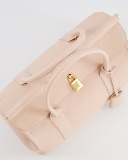 Loro Piana Blush Pink Leather Loom Bag L25 with Gold Hardware RRP £3,585