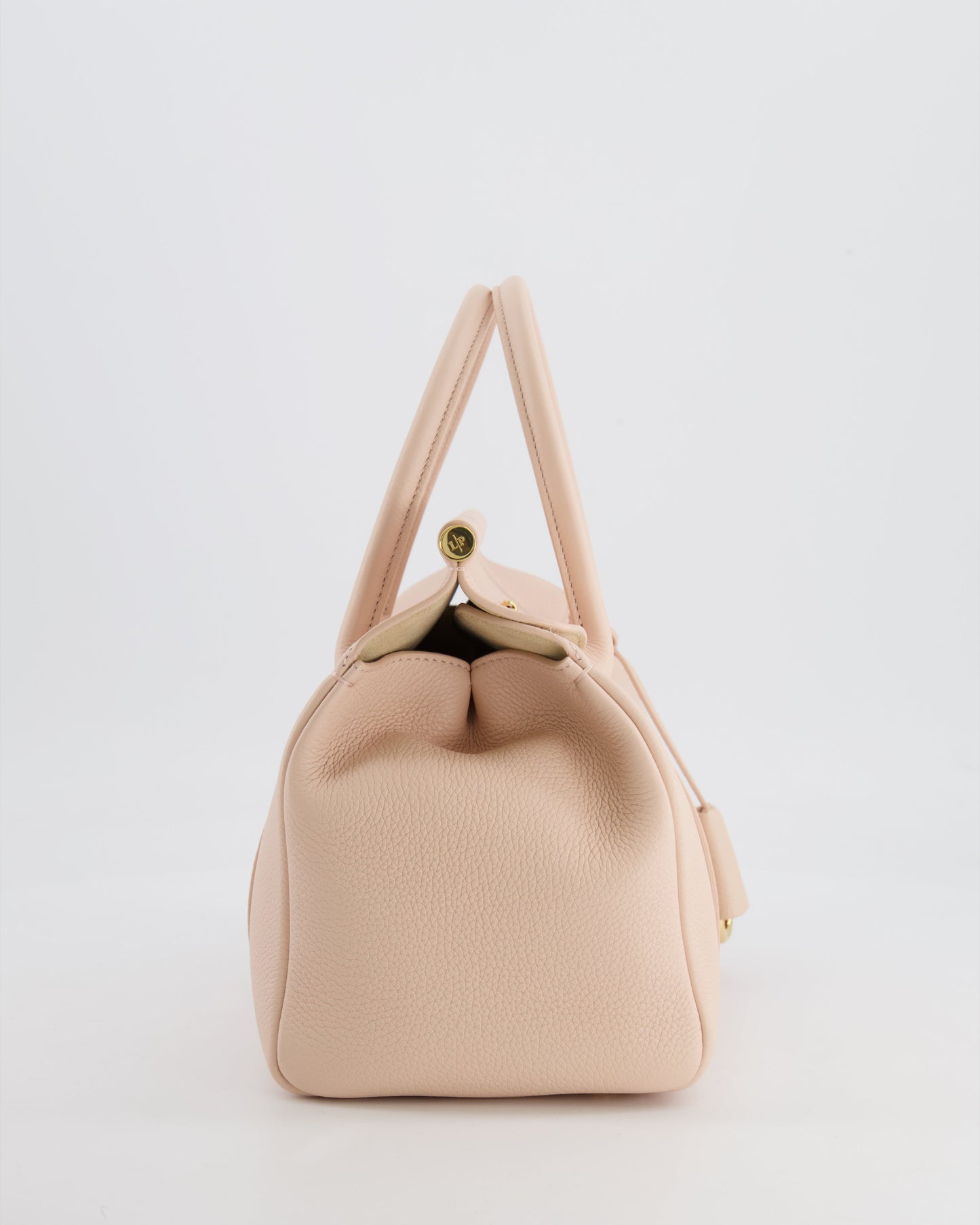 Loro Piana Blush Pink Leather Loom Bag L25 with Gold Hardware RRP £3,585