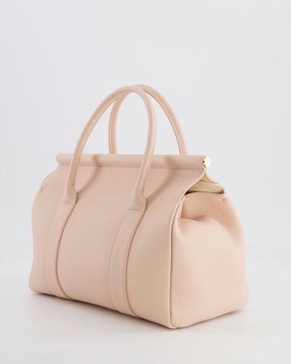 Loro Piana Blush Pink Leather Loom Bag L25 with Gold Hardware RRP £3,585