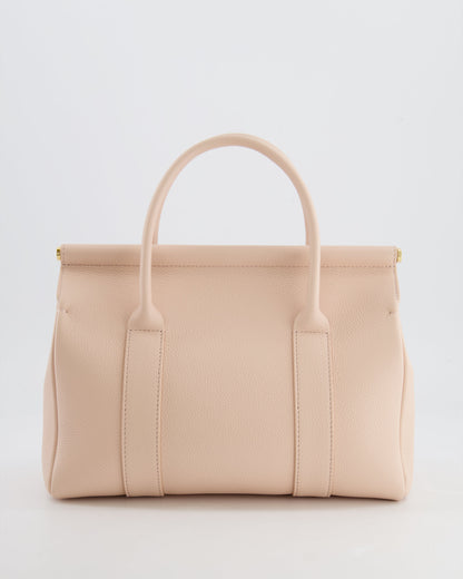 Loro Piana Blush Pink Leather Loom Bag L25 with Gold Hardware RRP £3,585