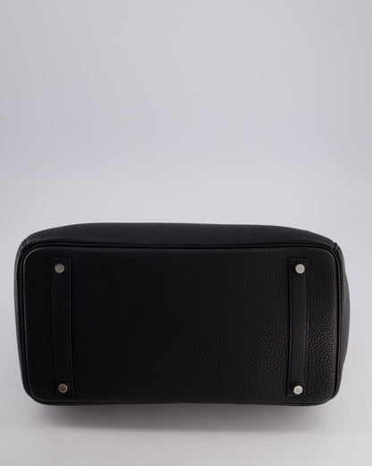 Hermès Birkin Bag 35cm Retourne in Noir Togo Leather with Palladium Hardware