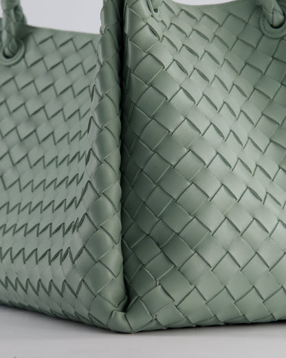 Bottega Veneta New Sauge Large Parachute Intrecciato Bag with Gold Hardware RRP £4,870