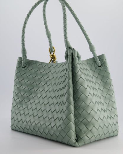 Bottega Veneta New Sauge Large Parachute Intrecciato Bag with Gold Hardware RRP £4,870