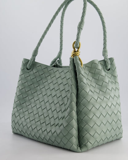 Bottega Veneta New Sauge Large Parachute Intrecciato Bag with Gold Hardware RRP £4,870