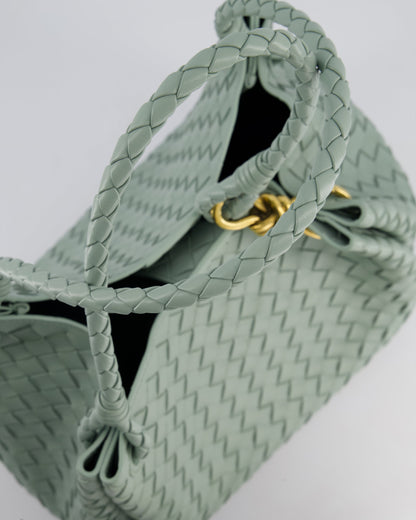 Bottega Veneta New Sauge Large Parachute Intrecciato Bag with Gold Hardware RRP £4,870