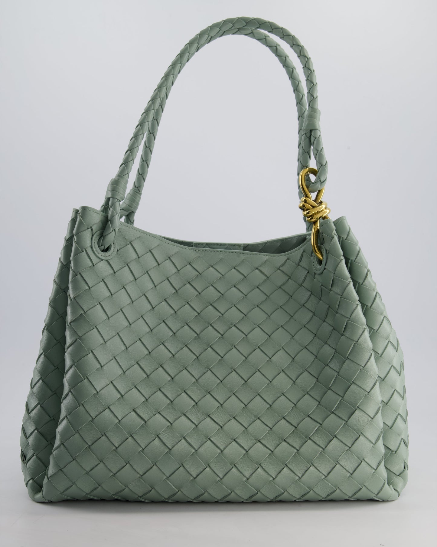 Bottega Veneta New Sauge Large Parachute Intrecciato Bag with Gold Hardware RRP £4,870