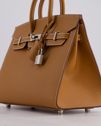 *HOLY GRAIL* Hermès Birkin 25cm Sellier Bag in Gold Epsom Leather with Palladium Hardware