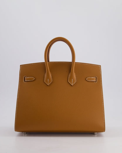 *HOLY GRAIL* Hermès Birkin 25cm Sellier Bag in Gold Epsom Leather with Palladium Hardware