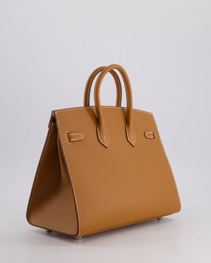 *HOLY GRAIL* Hermès Birkin 25cm Sellier Bag in Gold Epsom Leather with Palladium Hardware