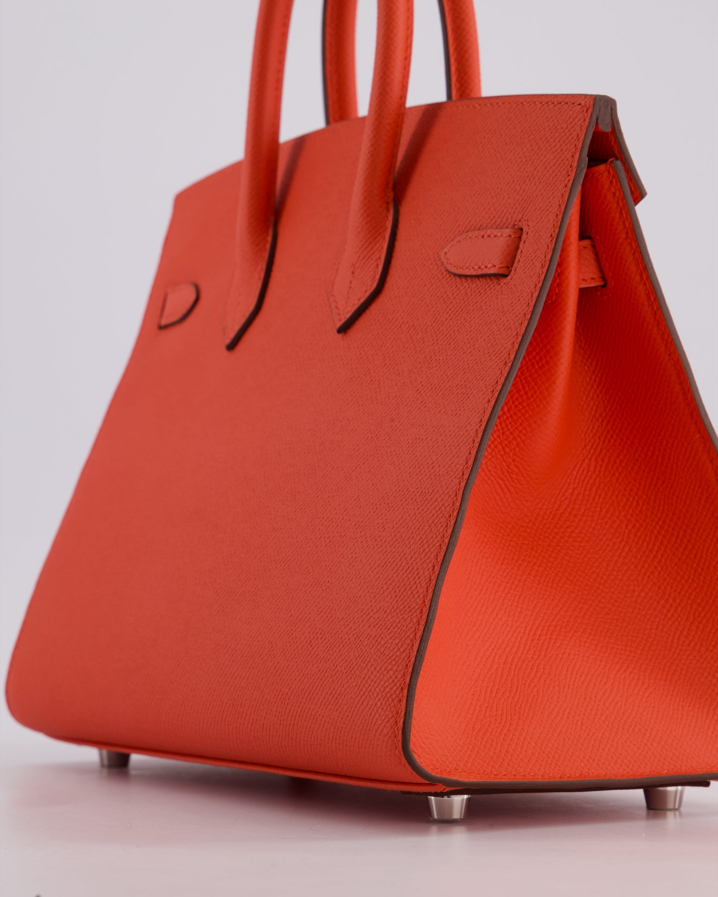 *HOT* Hermès Birkin 25 Sellier Bag in Capucine Epsom Leather with Palladium Hardware