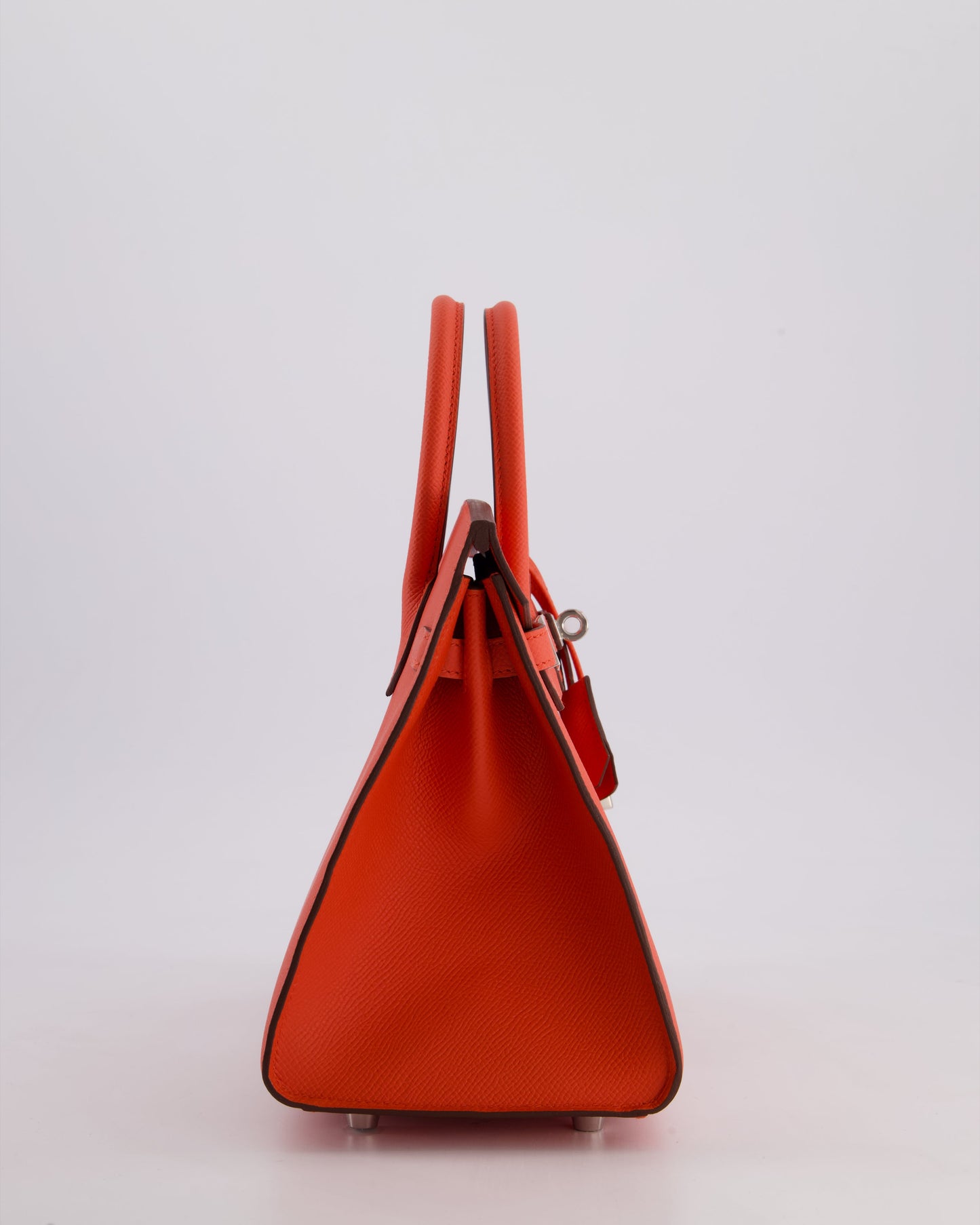 *HOT* Hermès Birkin 25 Sellier Bag in Capucine Epsom Leather with Palladium Hardware