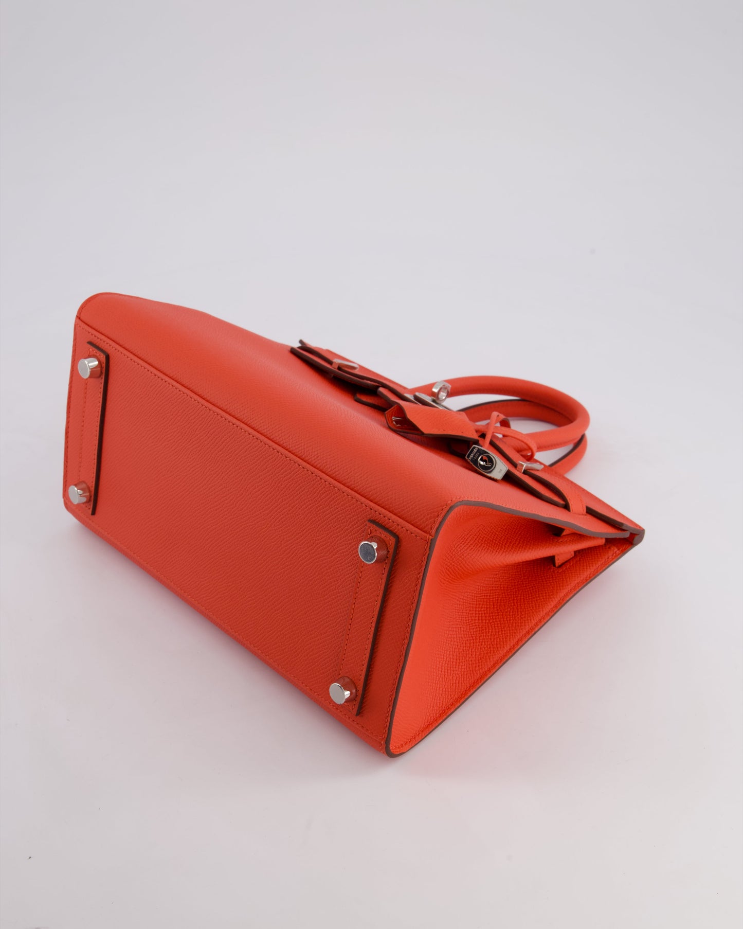 *HOT* Hermès Birkin 25 Sellier Bag in Capucine Epsom Leather with Palladium Hardware