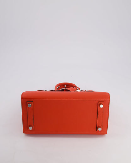 *HOT* Hermès Birkin 25 Sellier Bag in Capucine Epsom Leather with Palladium Hardware