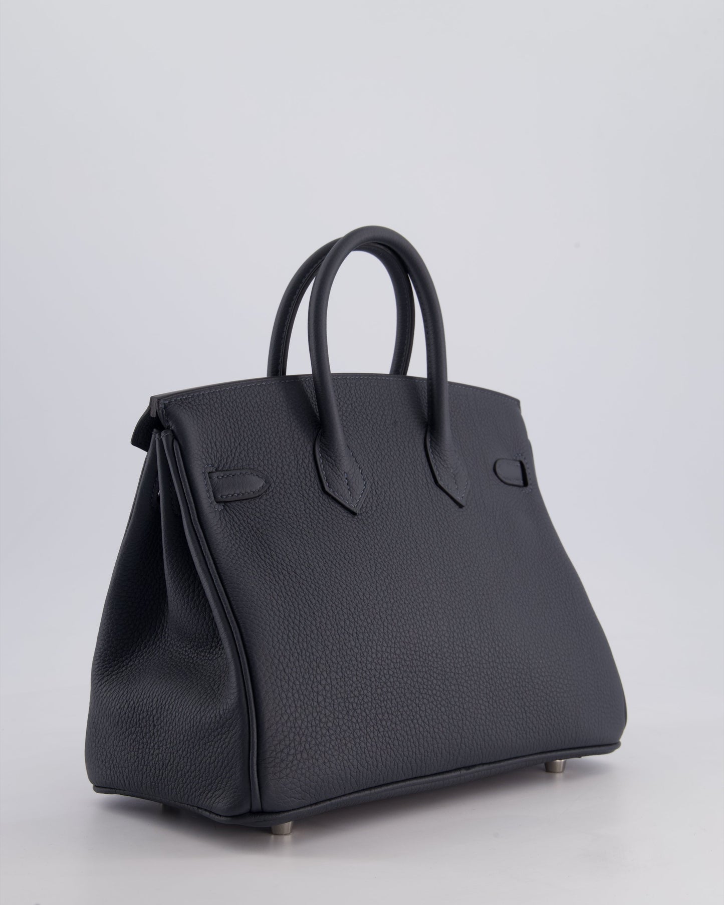 Hermès Birkin 25cm Retourne Bag in Gris Misty Togo Leather with Palladium Hardware