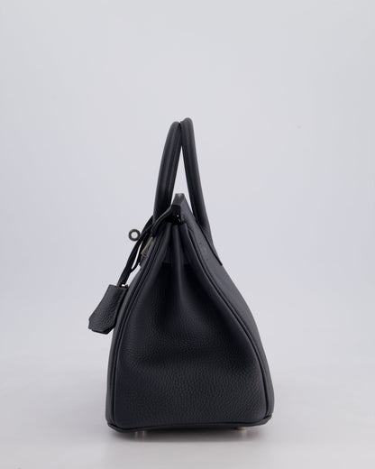 Hermès Birkin 25cm Retourne Bag in Gris Misty Togo Leather with Palladium Hardware