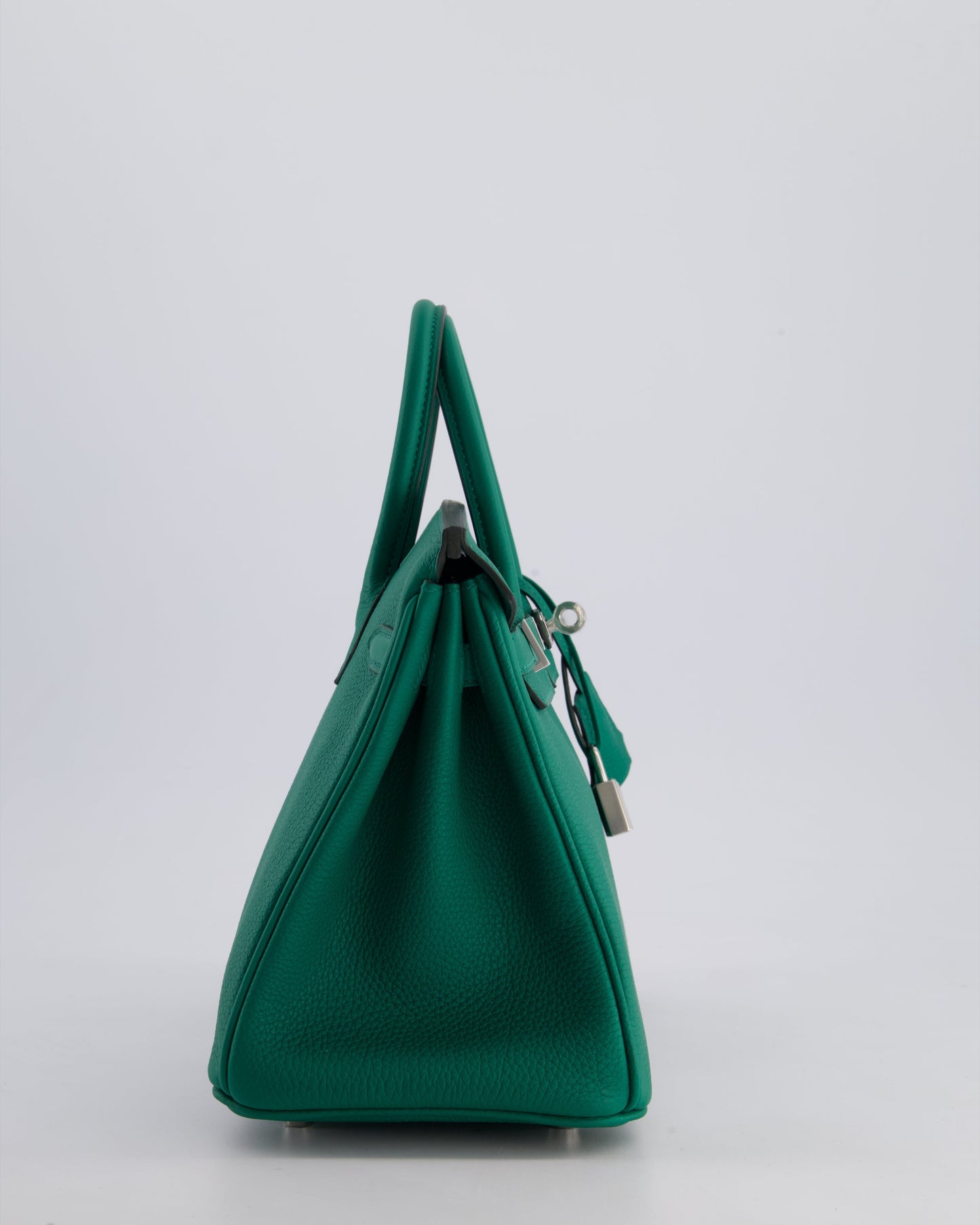 Hermès Birkin 25cm Retourne Bag in Vert Vertigo Togo Leather with Palladium Hardware