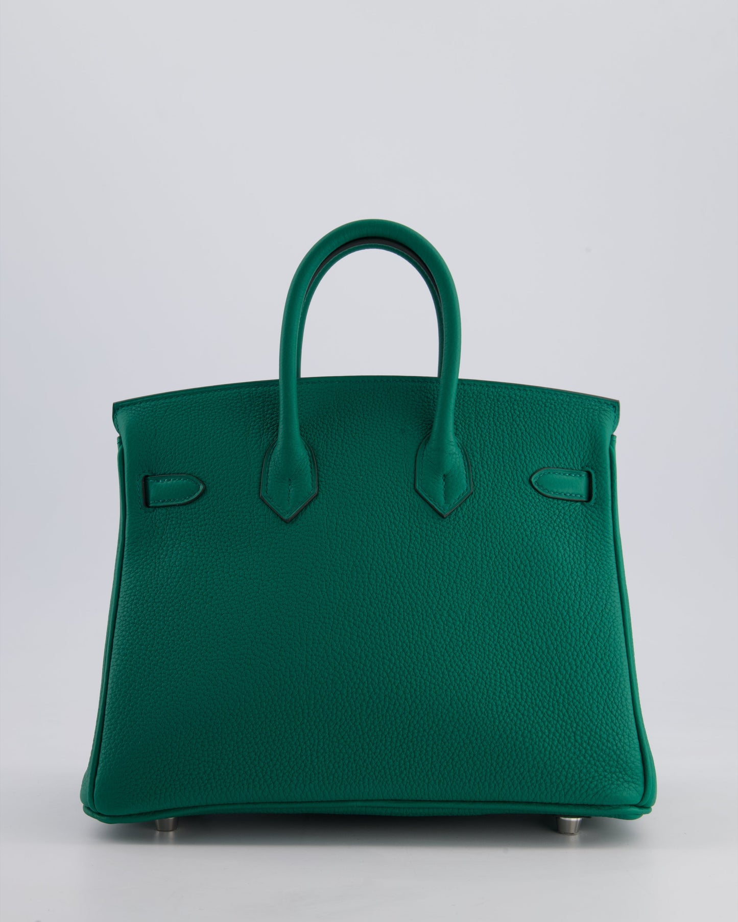 Hermès Birkin 25cm Retourne Bag in Vert Vertigo Togo Leather with Palladium Hardware