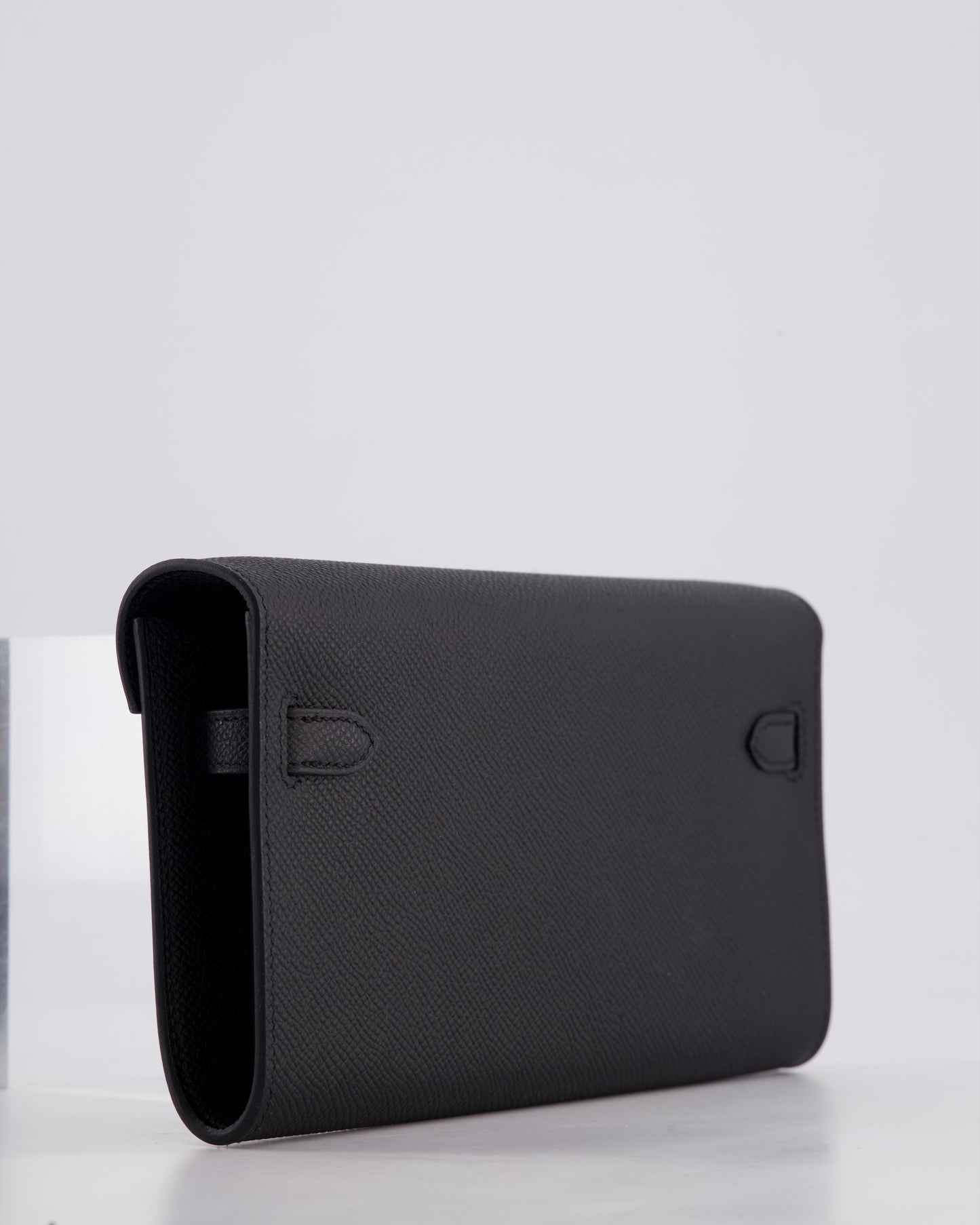 Hermès Kelly To Go Bag in Noir Epsom Leather with Palladium Hardware