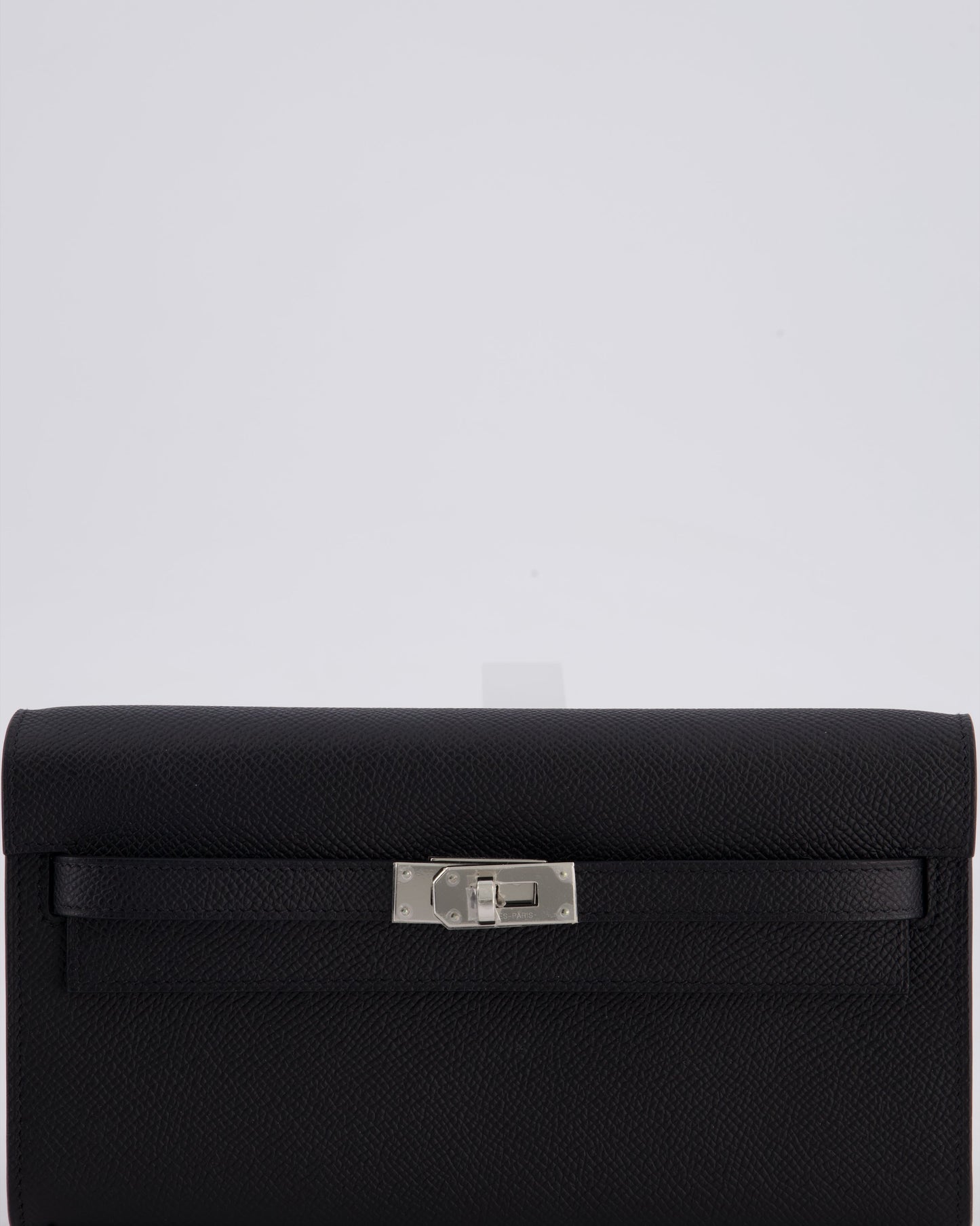 Hermès Kelly To Go Bag in Noir Epsom Leather with Palladium Hardware