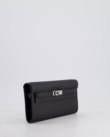 Hermès Kelly To Go Bag in Noir Epsom Leather with Palladium Hardware