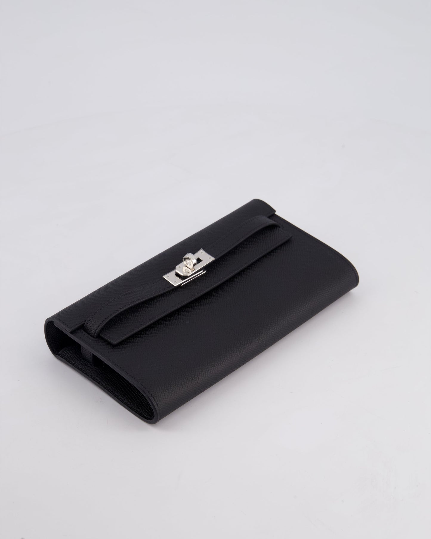 Hermès Kelly To Go Bag in Noir Epsom Leather with Palladium Hardware