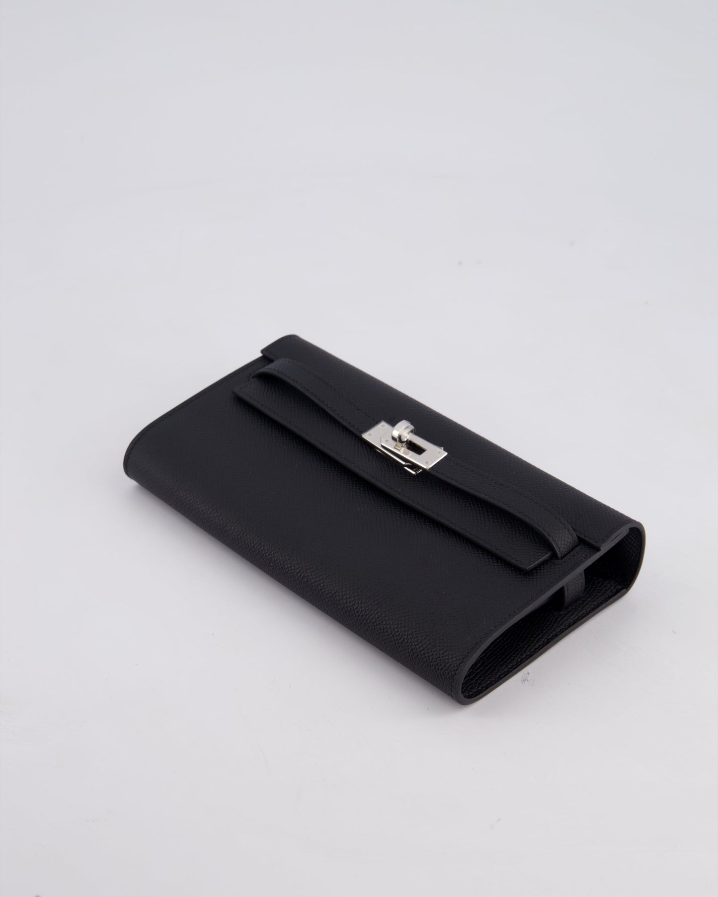 Hermès Kelly To Go Bag in Noir Epsom Leather with Palladium Hardware