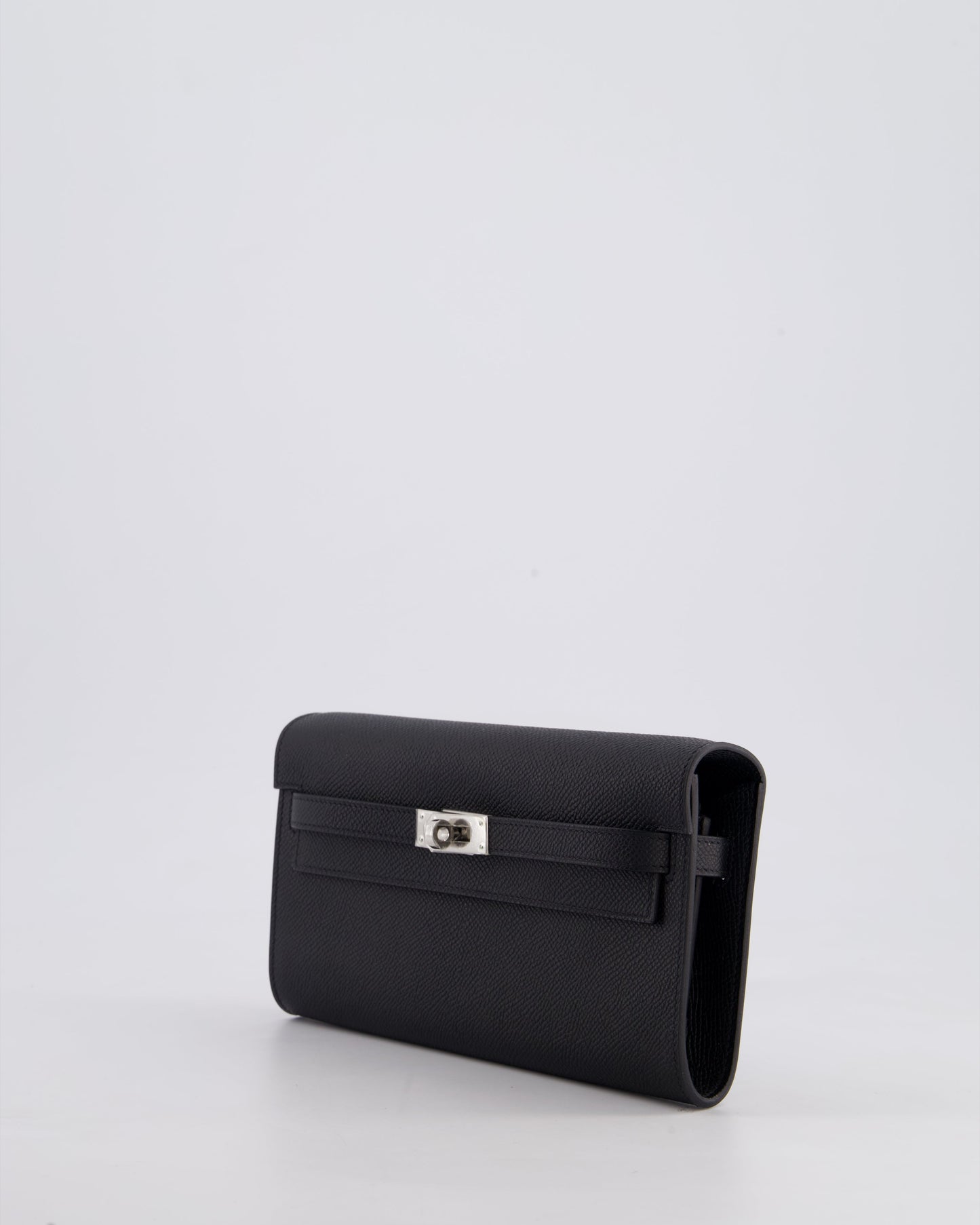 Hermès Kelly To Go Bag in Noir Epsom Leather with Palladium Hardware