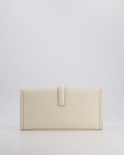 Hermès Jige Elan 29cm Clutch Bag in Nata Evercolour Leather