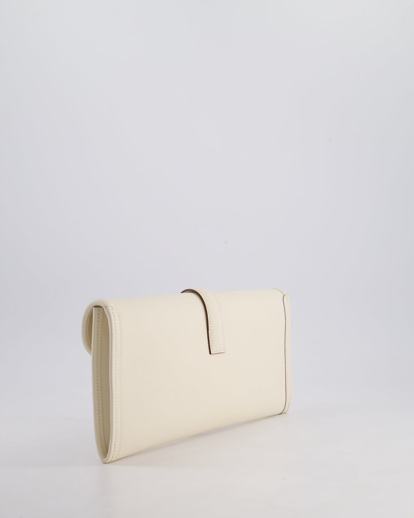 Hermès Jige Elan 29cm Clutch Bag in Nata Evercolour Leather