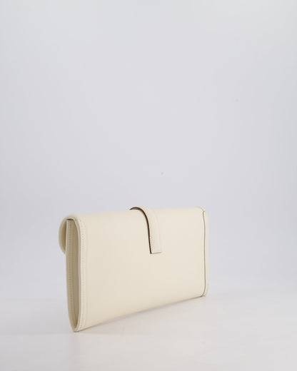 Hermès Jige Elan 29cm Clutch Bag in Nata Evercolour Leather