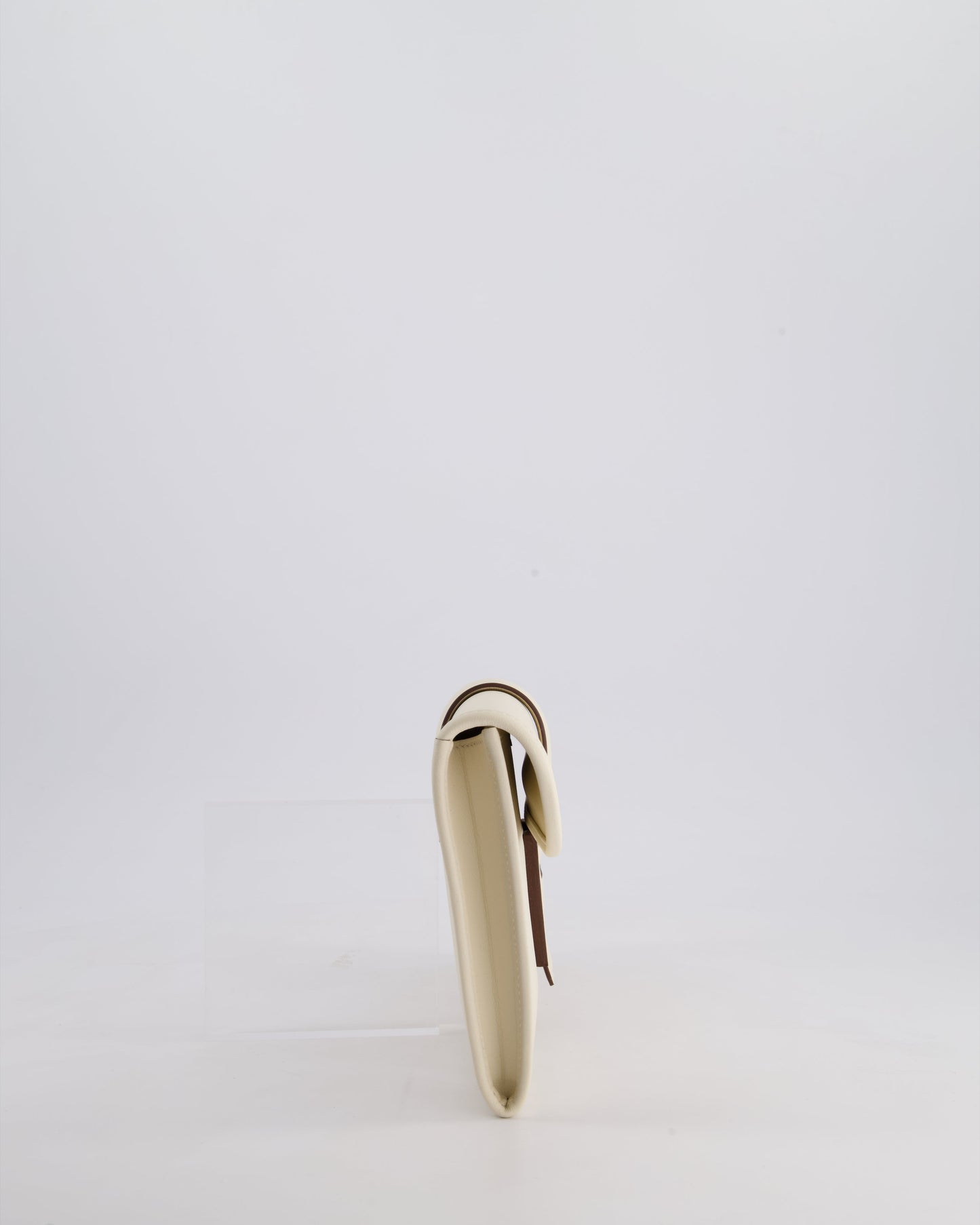 Hermès Jige Elan 29cm Clutch Bag in Nata Evercolour Leather