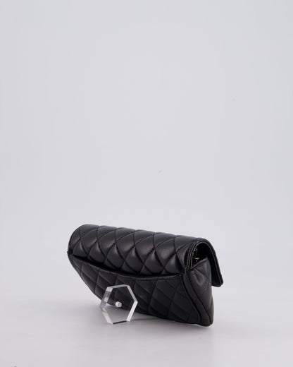 Chanel Black Lambskin Sunglasses Case on Chain Bag with Champagne Gold Hardware