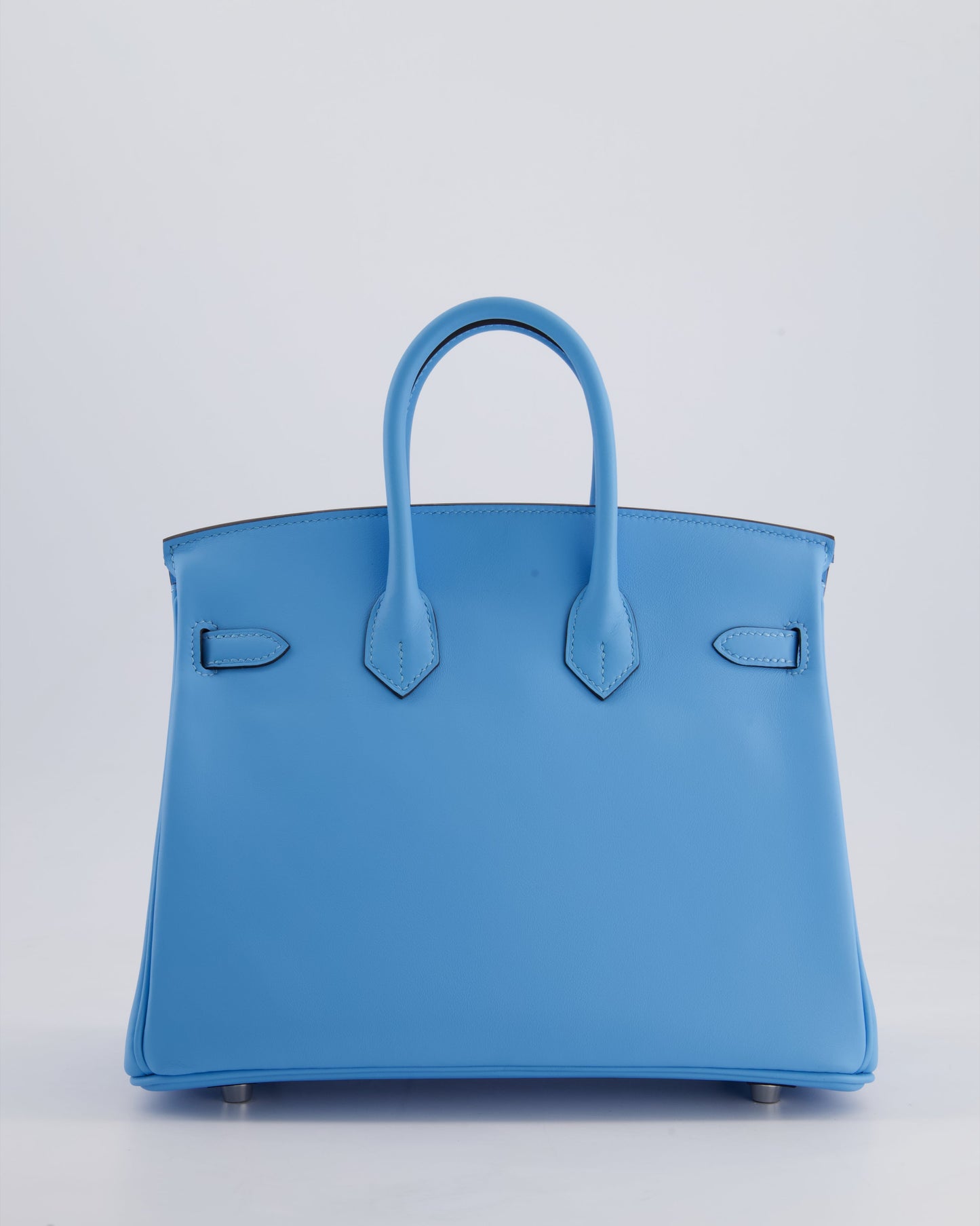 *SUPER RARE* Hermès Birkin 25cm Bag in Bleu Celeste Swift Leather with Palladium Hardware