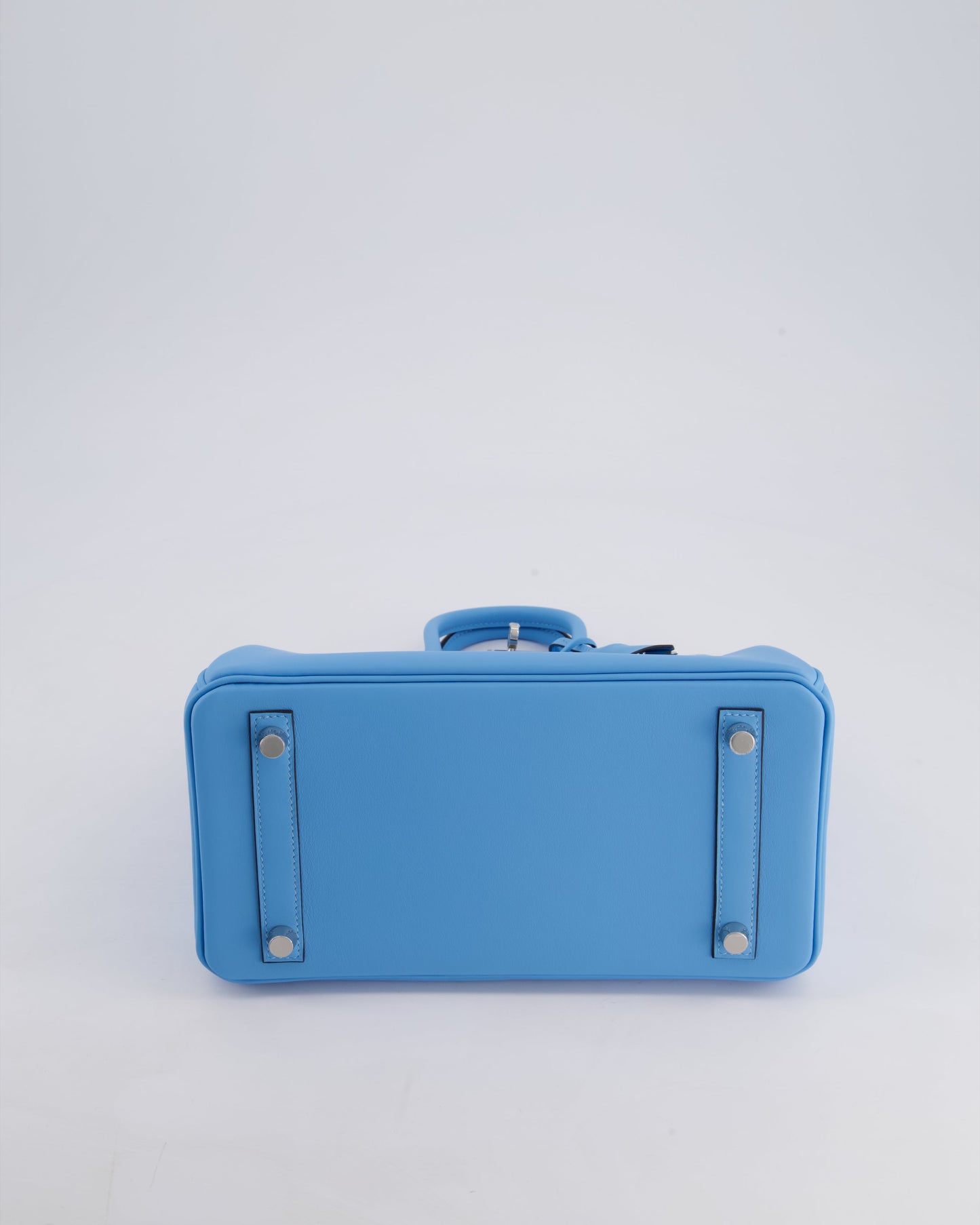 *SUPER RARE* Hermès Birkin 25cm Bag in Bleu Celeste Swift Leather with Palladium Hardware